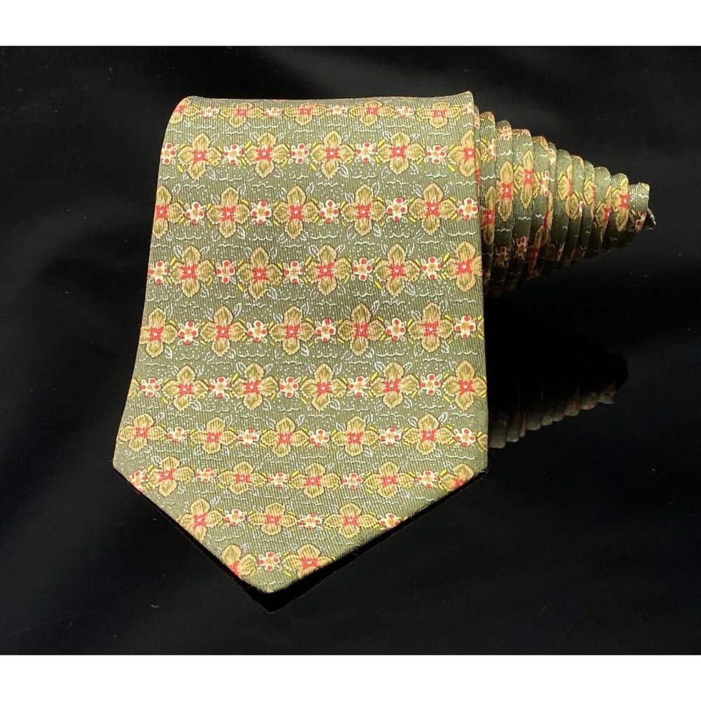 HERMES PARIS (7675 TA) TIE 100% SILK - Picture 5 of 8
